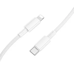 Кабель Borofone BX117 Source PD charging data cable iP [White]
